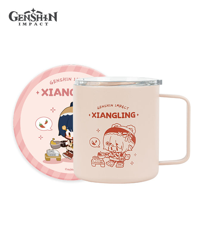 Genshin Impact Go Camping! Series: Stainless Steel Mug with Coaster