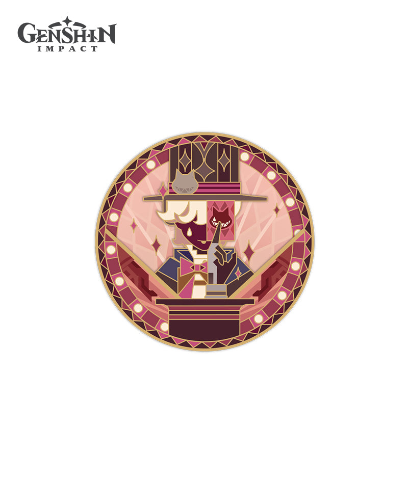 [Official Merchandise] Genshin Impact Iridescent Arataki Rockin' for Life Tour Metal Badge