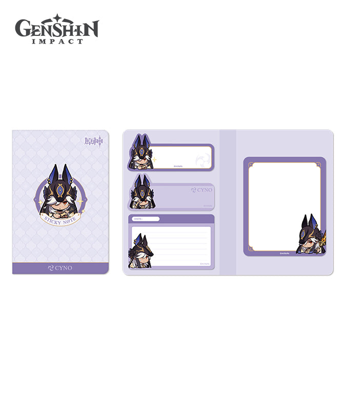 Genshin Impact Sumeru Chibi Character Expression Sticker Memo Notepad