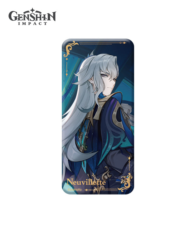 Genshin Impact Theme Character Rectangle Badge Furina