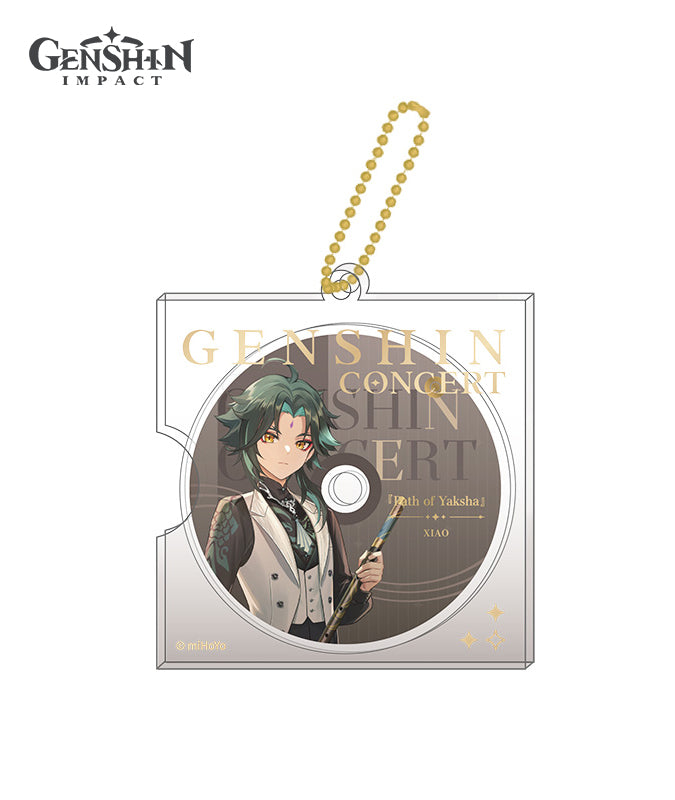 [Official Merchandise] Genshin Concert 2023 Melodies of an Endless Journey: Character CD-Style Keychain Charms