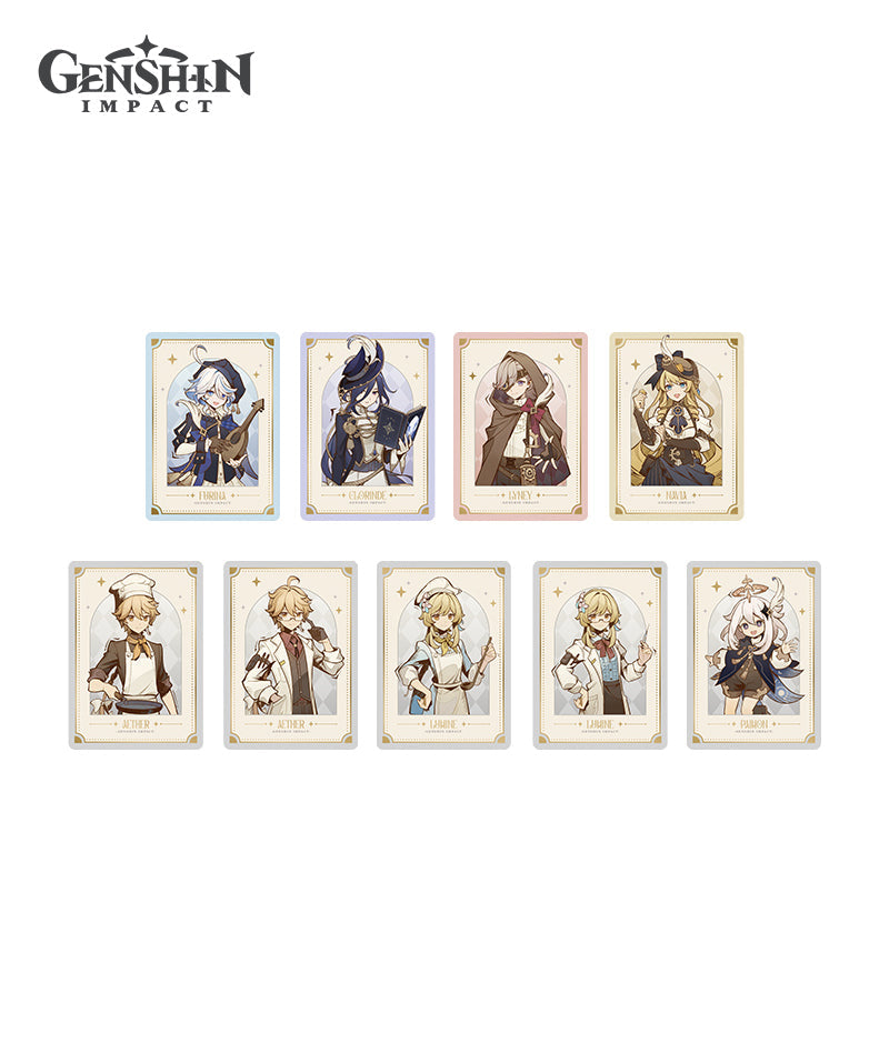 [Official Merchandise] Genshin Impact Clorinde Shadow Hunting Merch: Badge, Stand, Fridge Magnet