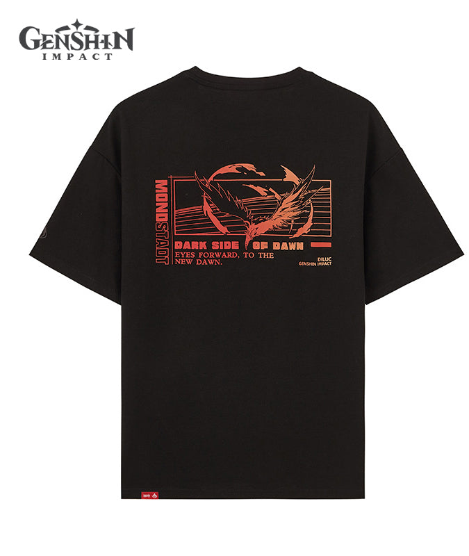 [Official Merchandise] Flames of Dawn Diluc T-Shirt