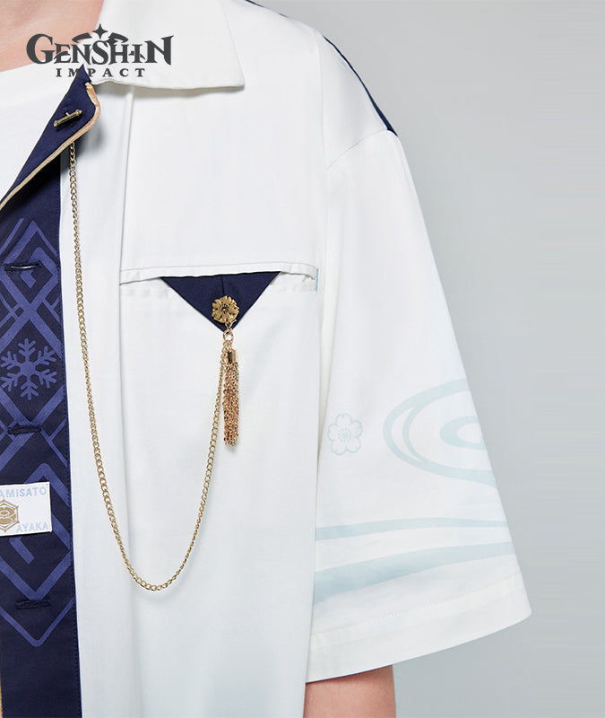 [Official Merchandise] Kamisato Ayaka Impression Clothing Short Sleeves Shirt