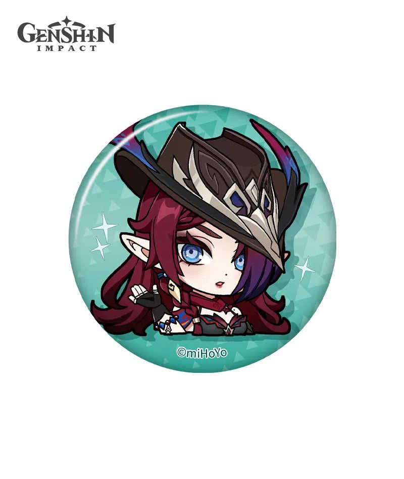 [Official Merchandise] Genshin Impact Natlan Chibi Character Expression Sticker Badges