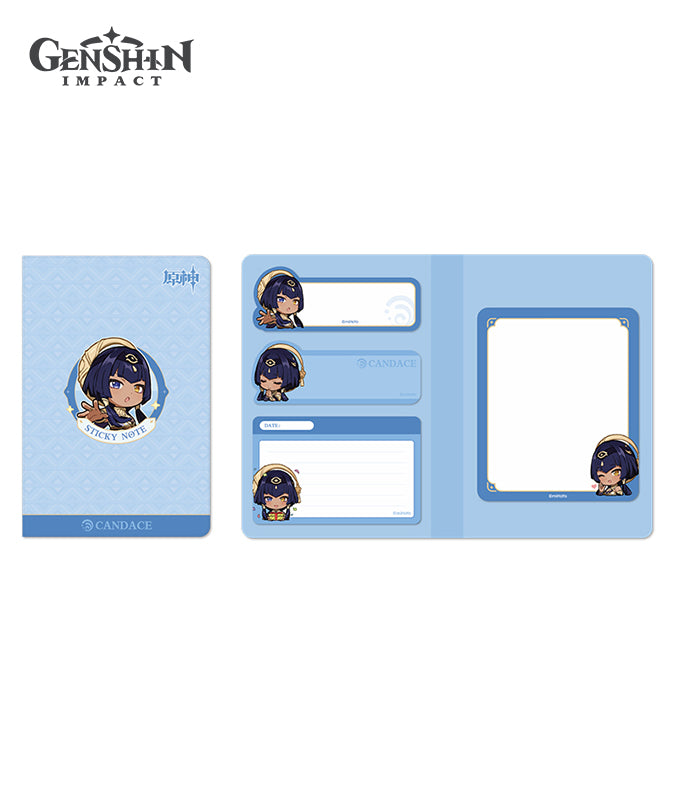Genshin Impact Sumeru Chibi Character Expression Sticker Memo Notepad