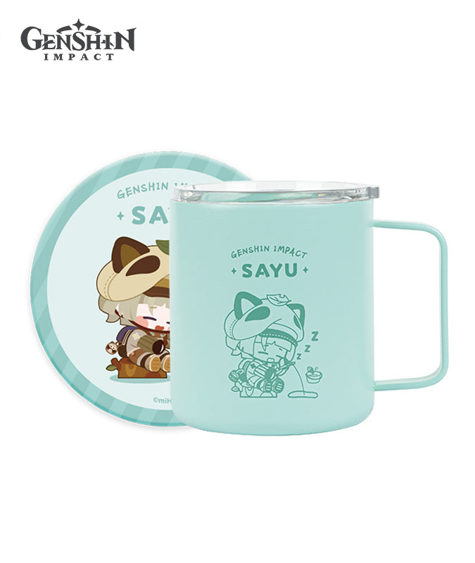 Genshin Impact Go Camping! Series: Stainless Steel Mug with Coaster