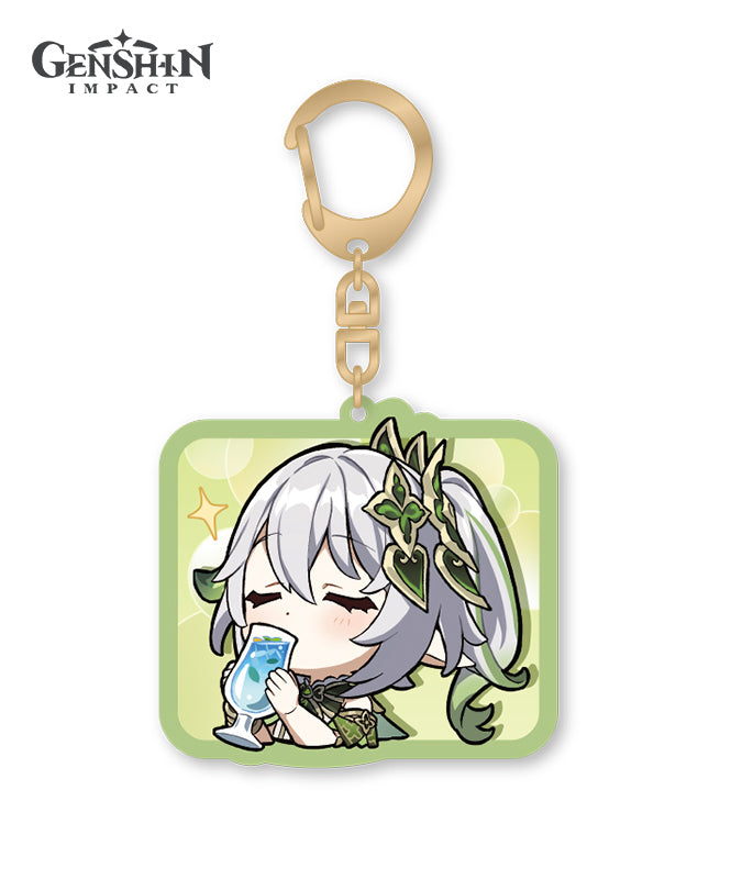 [Official Merchandise] Sumeru Chibi Character Expression Sticker Keychain