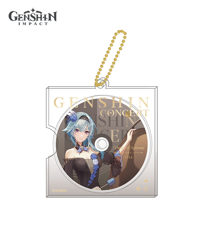 Genshin Concert 2023 Melodies of an Endless Journey: Character CD-Style Keychain Charms