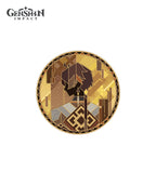[Official Merchandise] Genshin Impact Iridescent Arataki Rockin' for Life Tour Metal Badge