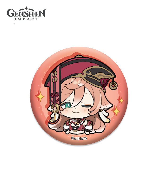 Genshin Impact Theme Chibi Expression Sticker Badges