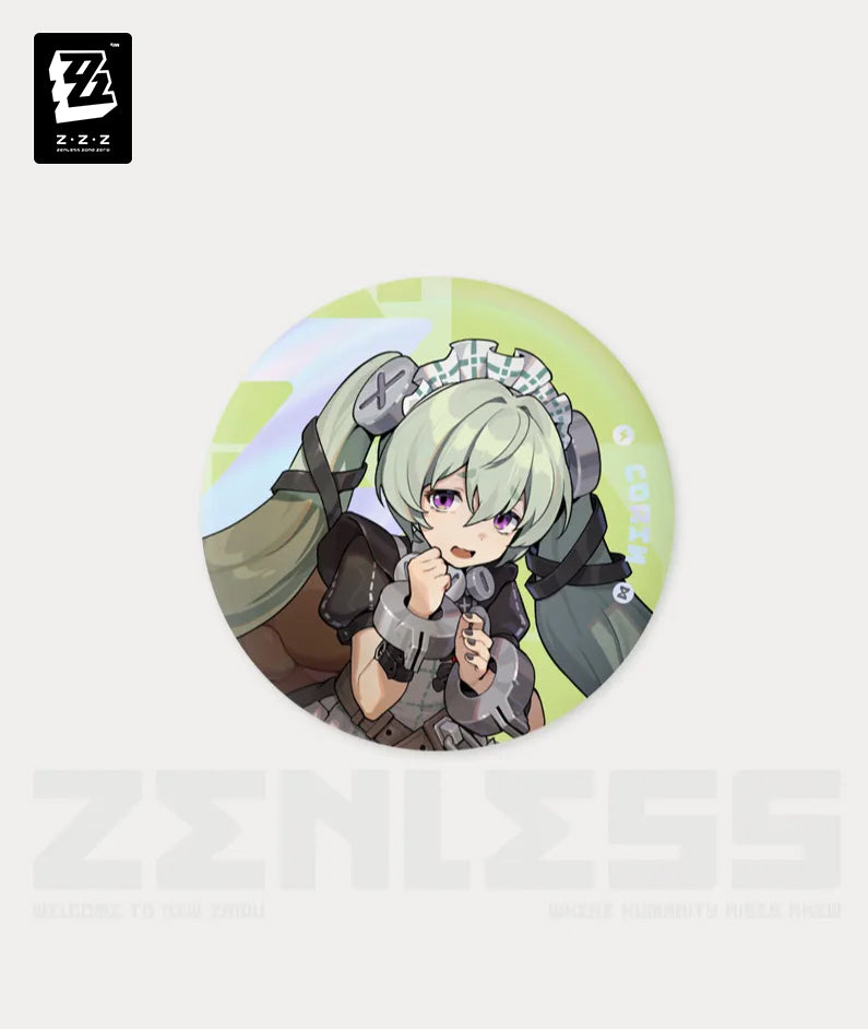 Zenless Zone Zero Temporal Frequencies Series Tinplate Badge