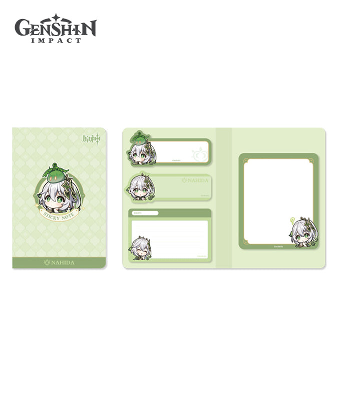 [Official Merchandise] Sumeru Chibi Character Expression Sticker Memo Notepad