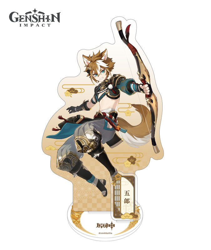 Genshin Impact Inazuma Raiden Shogun Sangonomiya Kokomi Character Acrylic Stands