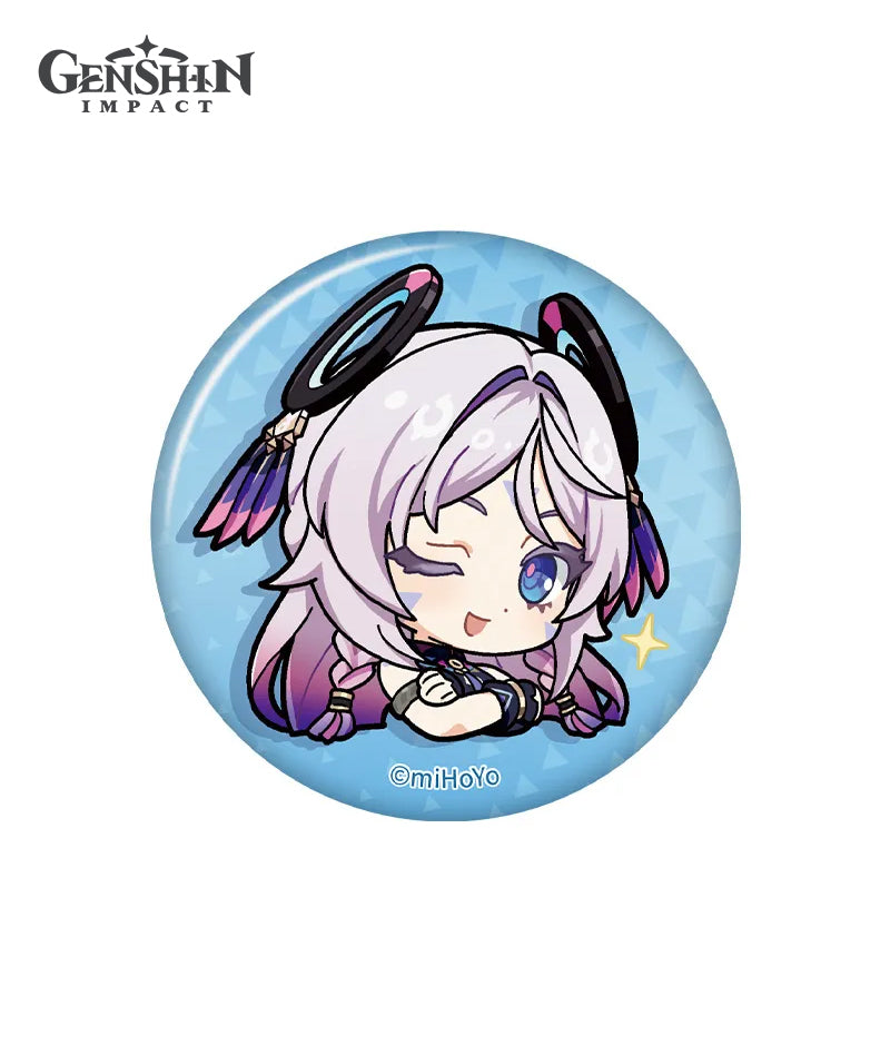 Genshin Impact Natlan Chibi Character Expression Sticker Badges