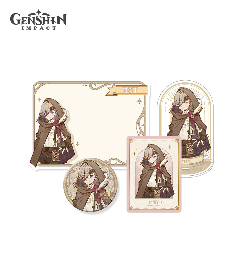 [Official Merchandise] Genshin Impact Clorinde Shadow Hunting Merch: Badge, Stand, Fridge Magnet