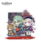 [Official Merchandise] The Exquisite Night Chimes Chibi Character Badge & Stand