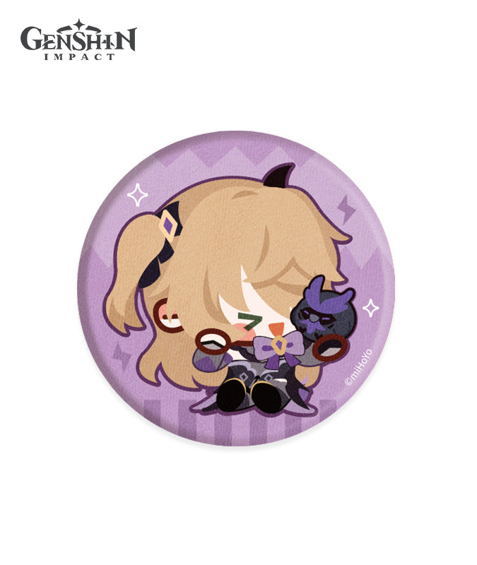 Genshin Impact Chibi Character Fabric Badges