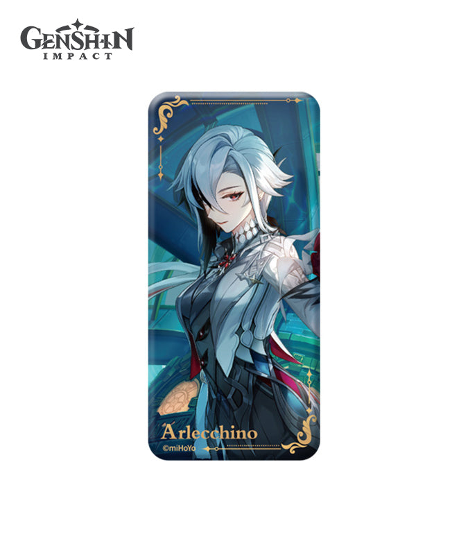 Genshin Impact Theme Character Rectangle Badge Furina