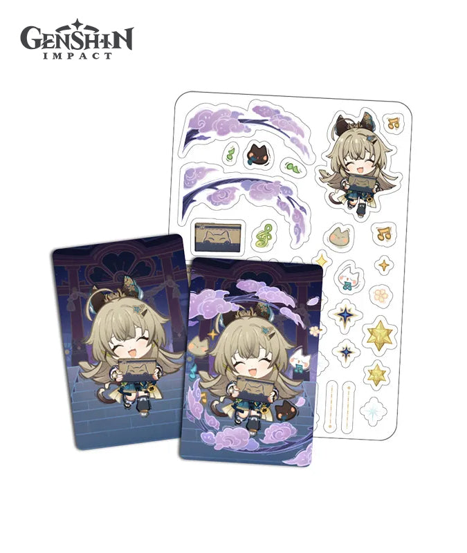 [Official Merchandise] Genshin Impact Starlit Letter Trading Card Set
