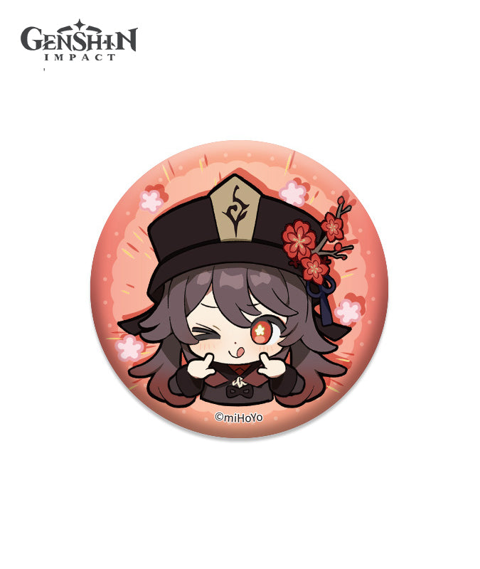 Genshin Impact Theme Chibi Expression Sticker Badges
