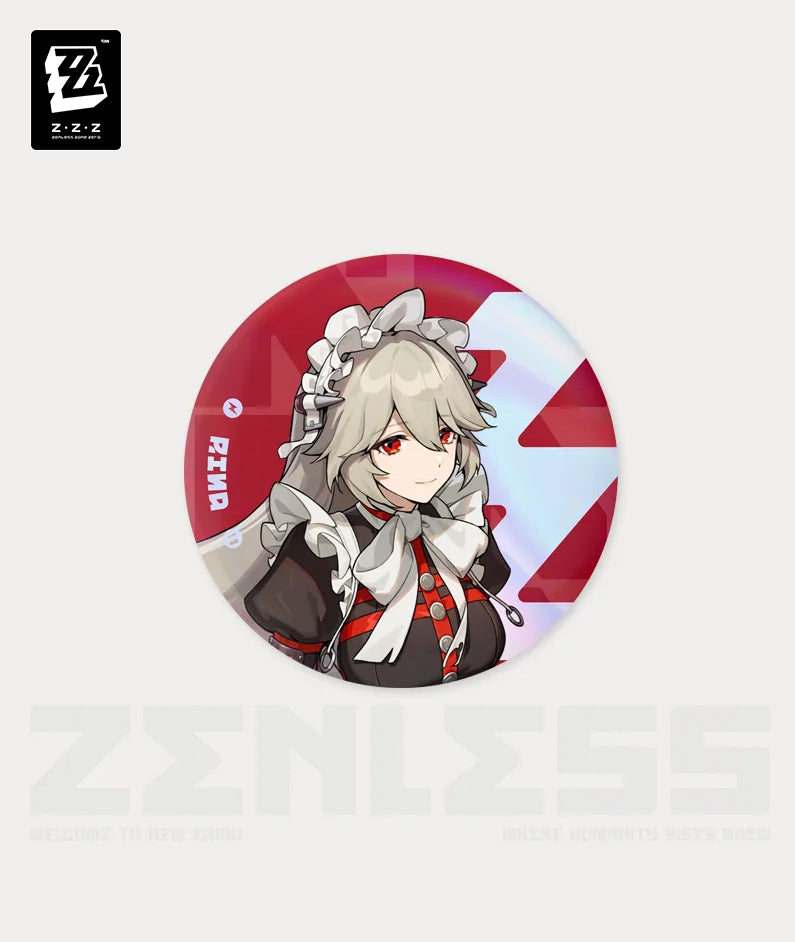 Zenless Zone Zero Temporal Frequencies Series Tinplate Badge