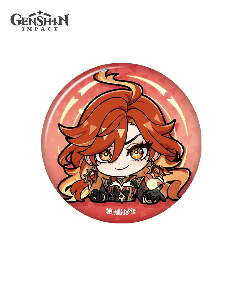 [Official Merchandise] Genshin Impact Natlan Chibi Character Expression Sticker Badges