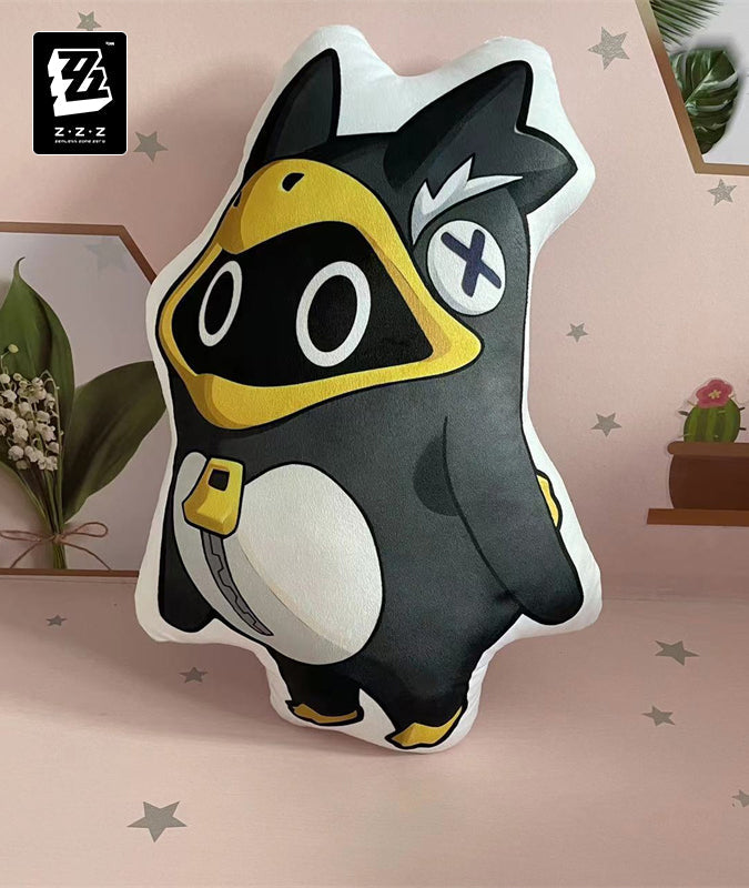 Zenless Zone Zero Bangboo Shaped Pillow Sharkboo Penguinboo Butler Plush Toys