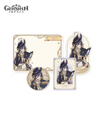 [Official Merchandise] Genshin Impact Clorinde Shadow Hunting Merch: Badge, Stand, Fridge Magnet