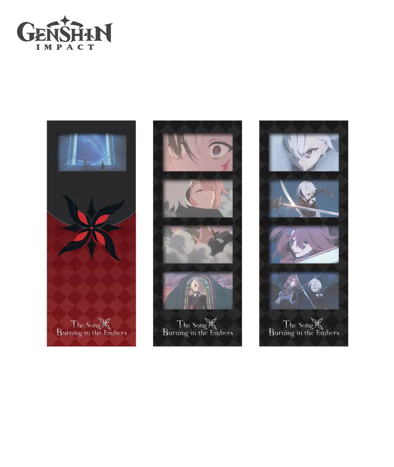 [Official Merchandise] Genshin Impact Arlecchino The Song Burning in the Embers Badges / Bookmark