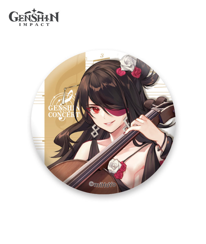 [Official Merchandise] Genshin Symphony Into A Dream Chibi Character Badge