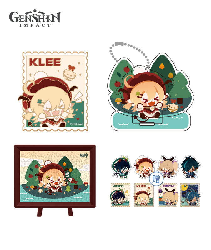 [Official Merchandise] Genshin Impact Halloween Trick Party Series:  Stand, Pin Badge, and Puzzle