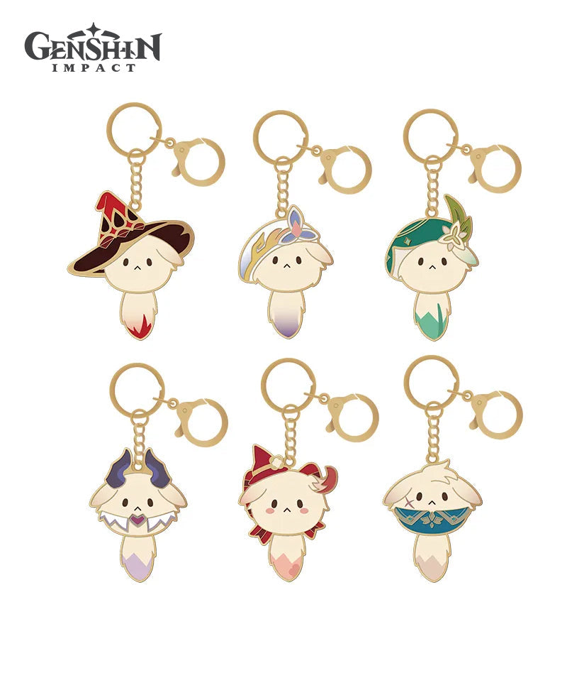 Genshin Impact Tea Party Companion Dodoco Metal Keychain