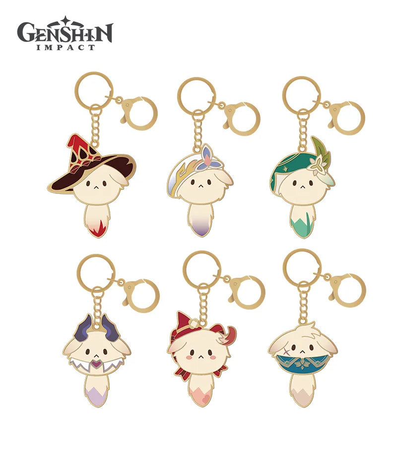 [Official Merch] Genshin Impact Tea Party Companion Dodoco Metal Keychain
