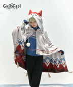 [Official Merch] Genshin Impact Alyosha Impression Hooded Shawl Blanket & Gloves