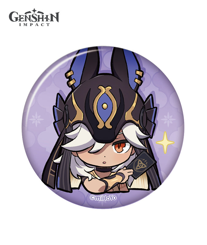 Genshin Impact Chibi Expression Sticker Badges Sumeru