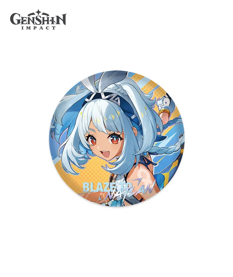 Genshin Impact Blaze to Natlan Series Badge Folder Merch