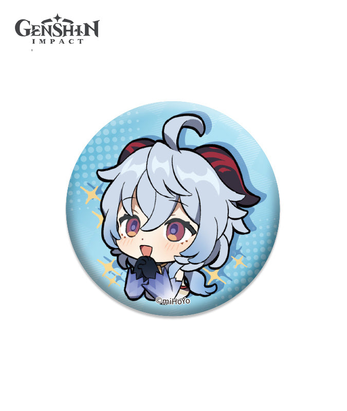 Genshin Impact Theme Chibi Expression Sticker Badges