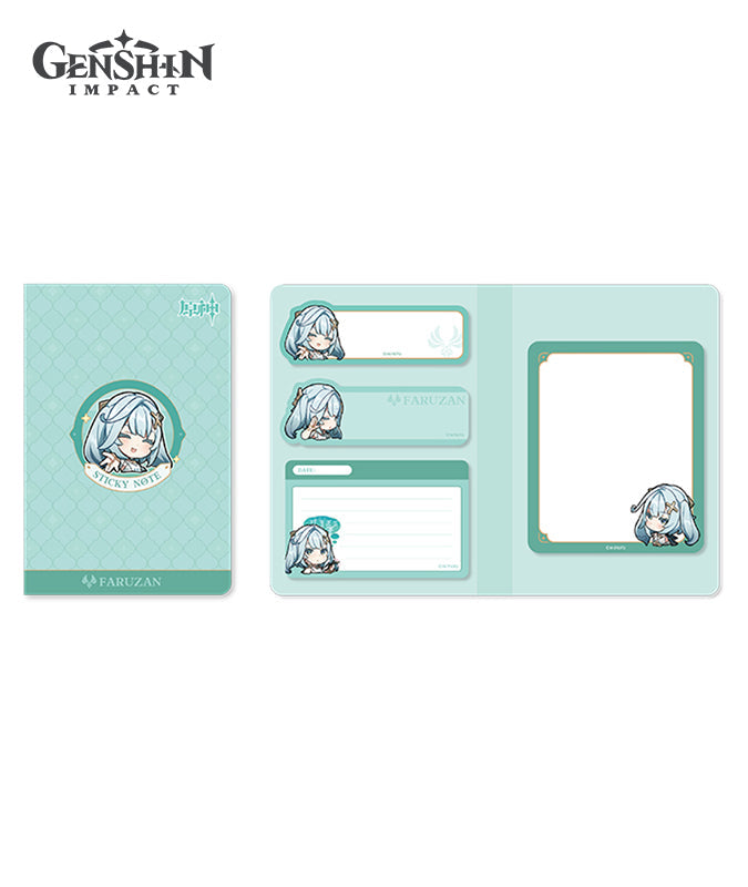 [Official Merchandise] Sumeru Chibi Character Expression Sticker Memo Notepad