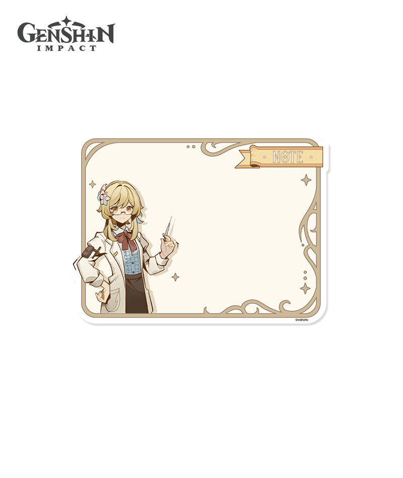 [Official Merchandise] Genshin Impact Clorinde Shadow Hunting Merch: Badge, Stand, Fridge Magnet