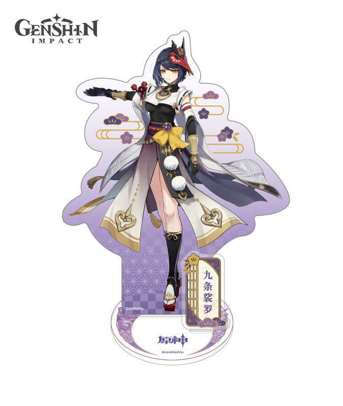 Genshin Impact Inazuma Raiden Shogun Sangonomiya Kokomi Character Acrylic Stands