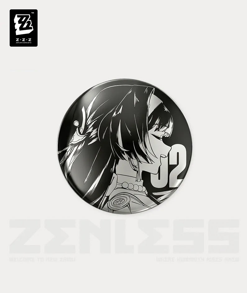 [Official Merch] Zenless Zone Zero Temporal Frequencies Series Mirror Metal Badge