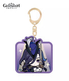 [Official Merchandise] Fontaine Chibi Character Expression Sticker Keychains