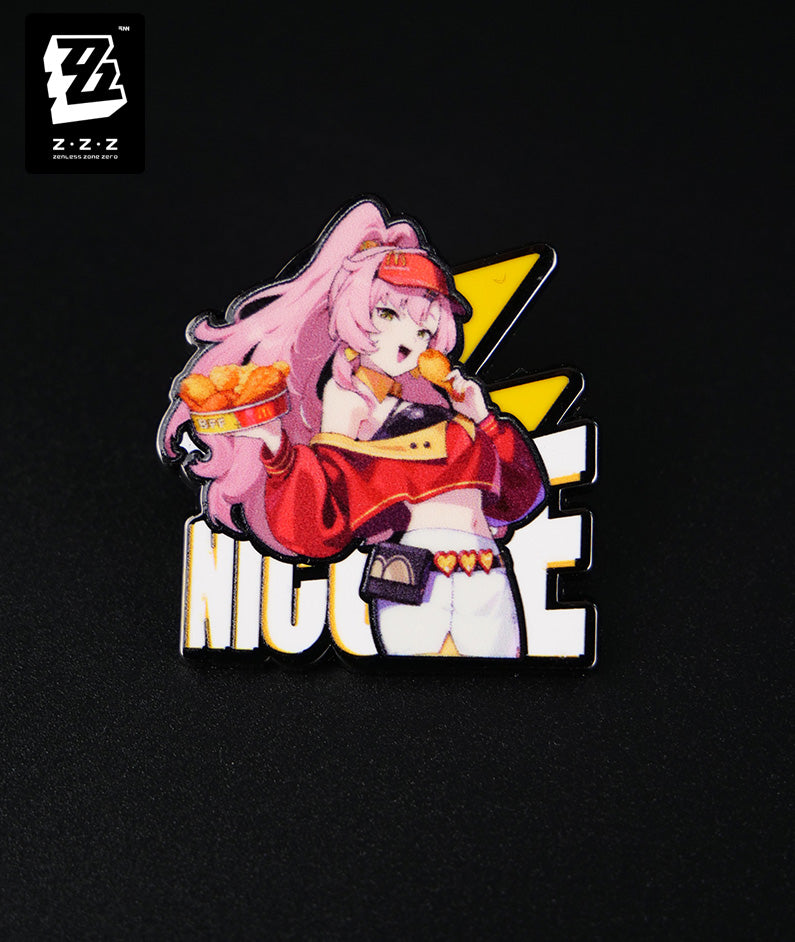 Zenless Zone Zero x McDonald Collaboration Merch: Badges & Bangboo Keychain
