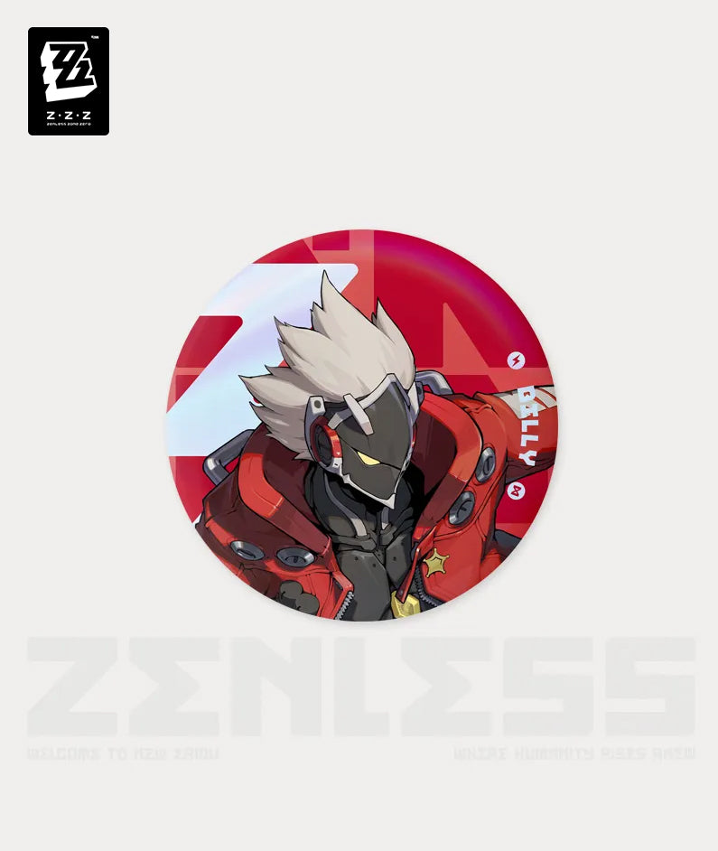 Zenless Zone Zero Temporal Frequencies Series Tinplate Badge