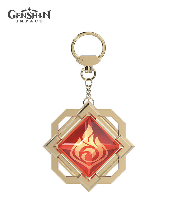[Official Merchandise] Genshin Impact Theme Vision Keychain Charm