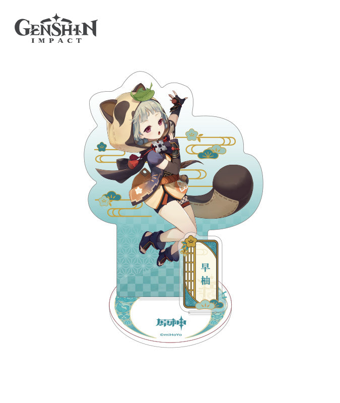 Genshin Impact Inazuma Raiden Shogun Sangonomiya Kokomi Character Acrylic Stands