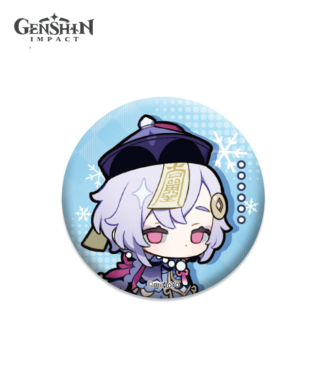 Genshin Impact Theme Chibi Expression Sticker Badges