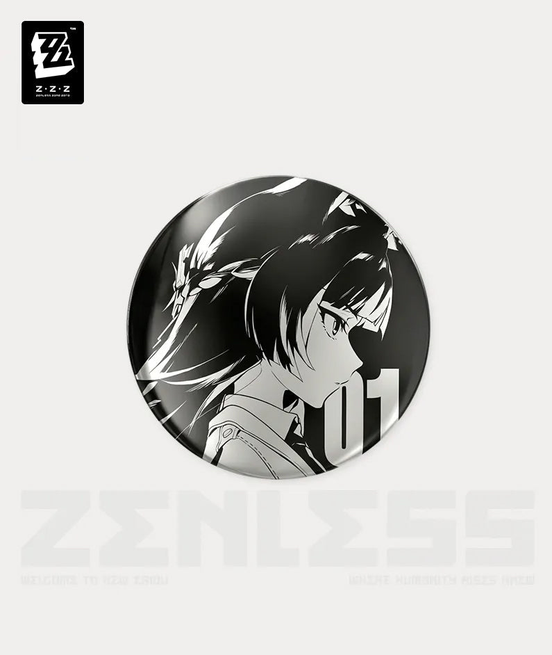 [Official Merch] Zenless Zone Zero Temporal Frequencies Series Mirror Metal Badge