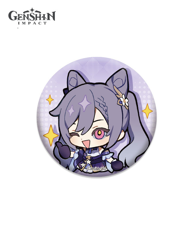 Genshin Impact Theme Chibi Expression Sticker Badges